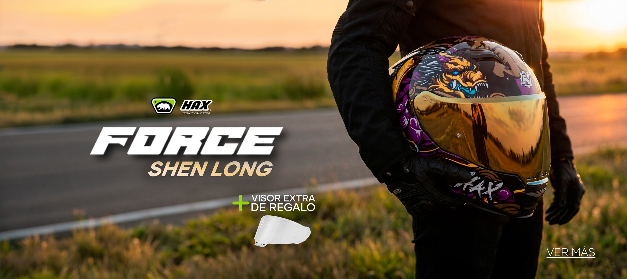 CASCO DE MOTO FORCE SHEN LONG