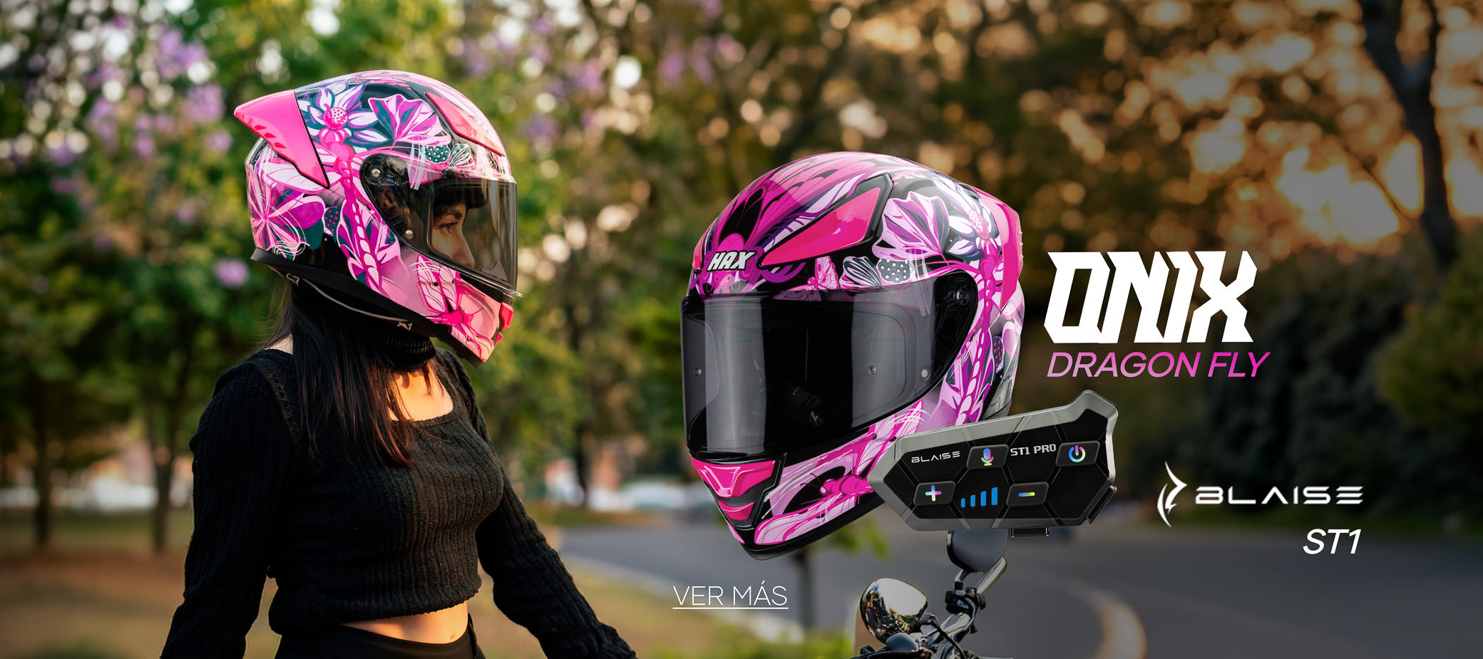 COMBO CASCO CON INTERCOM