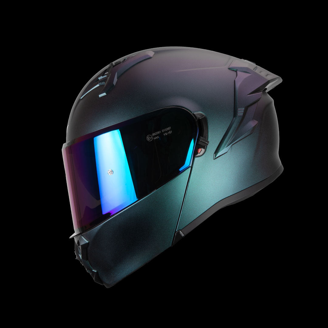 Casco Abatible Obsidian Aurora Acabado Matte