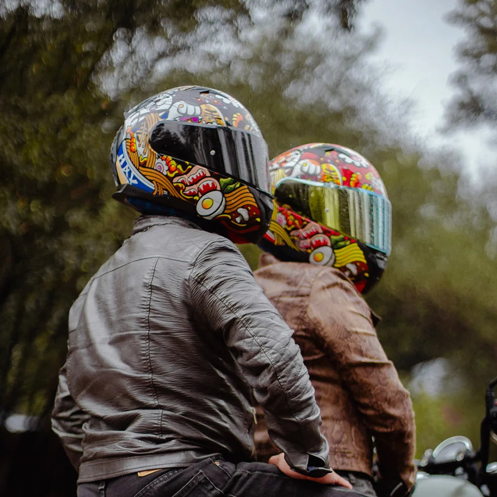 Casco Abatible Amatista Maneki Neko Rojo Acabado Brillante - Casco Para Moto