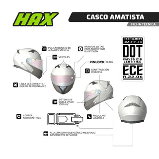 Casco Abatible Amatista Negro Dorado Acabado Matte - Casco Para Moto
