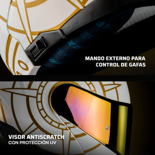 Casco Abatible Amatista Tonatiuh Acabado Brillante - Casco Para Moto