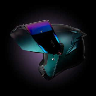 Casco Abatible Obsidian Aurora Acabado Matte - Casco Para Moto