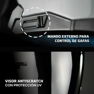 Casco Abierto Emerald 3/4 Gris Concreto Acabado Brillante - Casco Para Moto