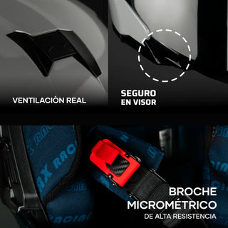 Casco Abierto Emerald 3/4 Gris Concreto Acabado Brillante - Casco Para Moto