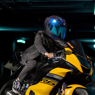 Casco Force Carbon Snake Aurora - Casco Para Moto