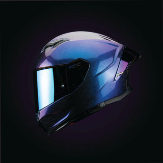 Casco Force Carbon Snake Aurora - Casco Para Moto