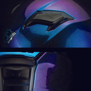 Casco Force Carbon Snake Aurora - Casco Para Moto