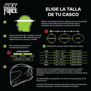 Casco Force Carbon Snake Aurora - Casco Para Moto