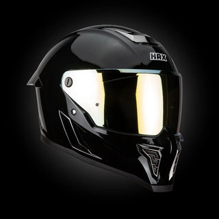 Casco Integral Black Pearl Negro Acabado Brillo - Casco Para Moto