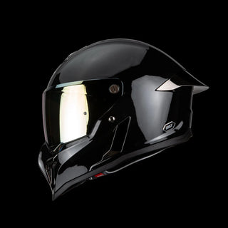 Casco Integral Black Pearl Negro Acabado Brillo - Casco Para Moto