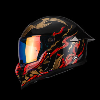 Casco Integral Black Pearl Shogun Acabado Brillo - Casco Para Moto
