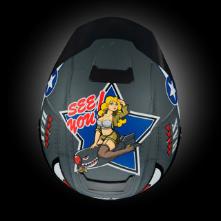 Casco Integral Black Pearl Spitfire Gris Mate - Casco Para Moto