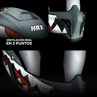Casco Integral Black Pearl Spitfire Gris Mate - Casco Para Moto