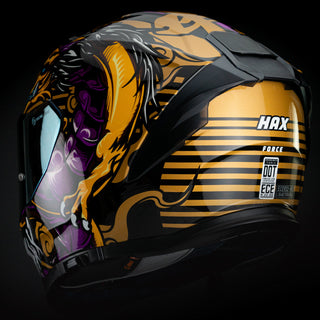 Casco Integral Force Shen Long Morado Acabado brillo - Casco Para Moto