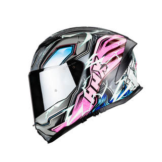 Casco Integral Force Thunder Rosa Acabado Brillo - Casco Para Moto