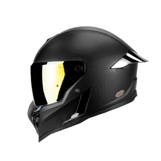 Casco Integral Hax Black Pearl Cobra Negro Mate - Casco Para Moto