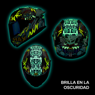 Casco Integral Obsidian Tláloc Morado Acabado Mate - Casco Para Moto