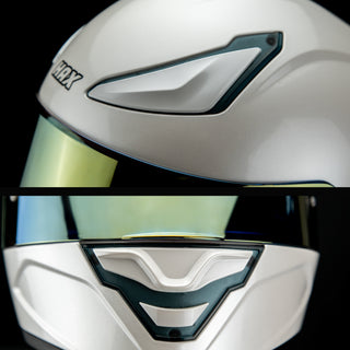 Casco Integral Onix Blanco Perla Acabado Brillo - Casco Para Moto