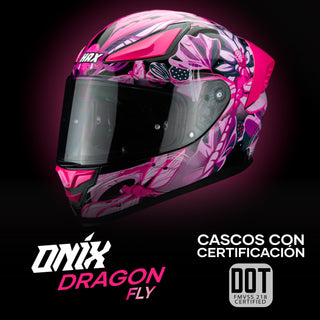 Casco Integral Onix Dragon Fly Acabado Brillo - Casco Para Moto