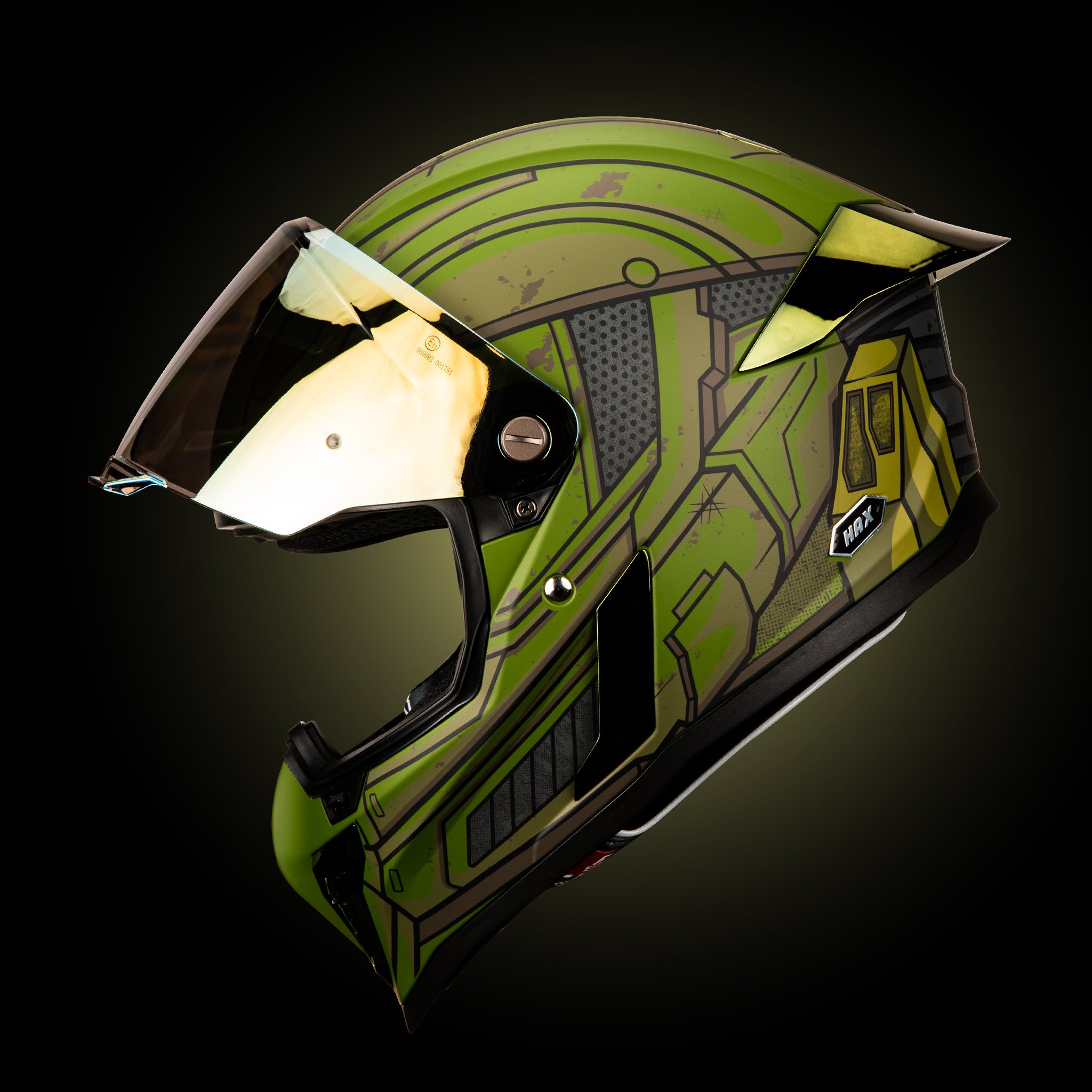 side-view-of-hax-black-pearl-master-full-face-helmet-with-open-visor