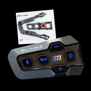 Intercomunicador BLAISE GT1 + Stickers - Negro Mexican Pride - Intercomunicadores