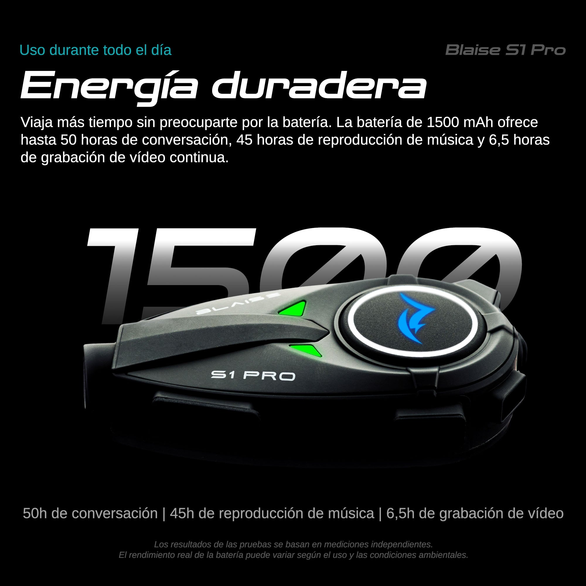 Intercomunicador BLAISE S1 PRO – Cascos Hax