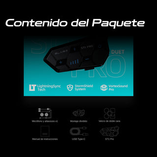 Intercomunicador BLAISE ST1 PRO + Stickers - Intercomunicadores