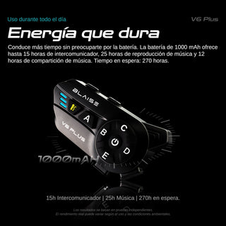 Intercomunicador BLAISE V6 PLUS DUO - Intercomunicadores
