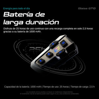 Manos Libres BLAISE GT - Intercomunicadores