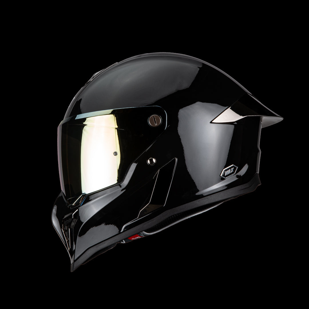 Casco Integral Black Pearl Negro Acabado Brillo