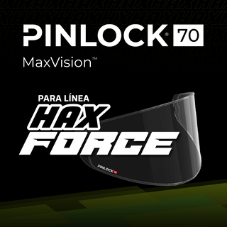 Pinlock® 70 Lamina Antiempañante Para Visor Casco Hax Force - Pinlock®