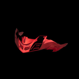 Spoilers Traseros Para Casco Hax Obsidian Varios Colores - Rojo - Spoiler