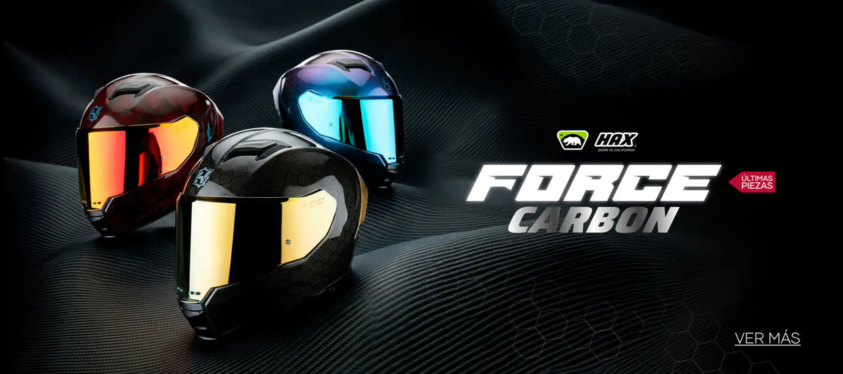 CASCOS DE FIBRA DE CARBON HAX