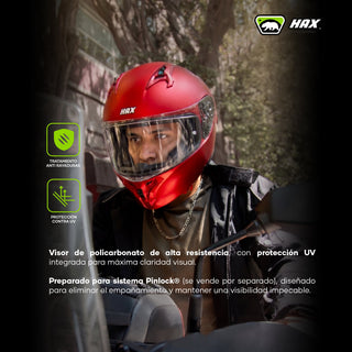 Visor Transparente para Casco Obsidian Abatible